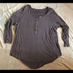 Torrid Super Soft Knit Gray long sleeve
